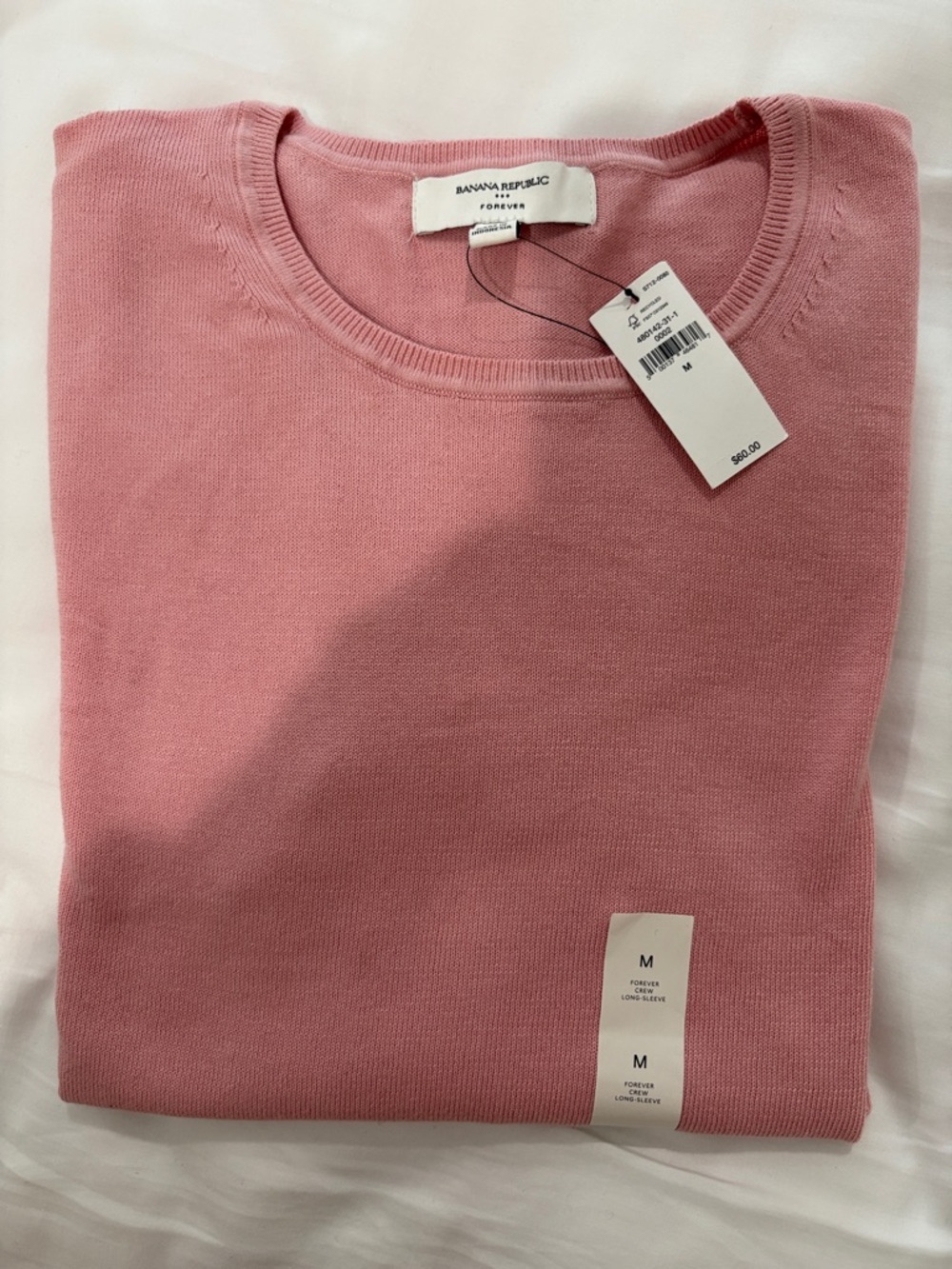Banana Republic Rose Pink Crewneck Sweater